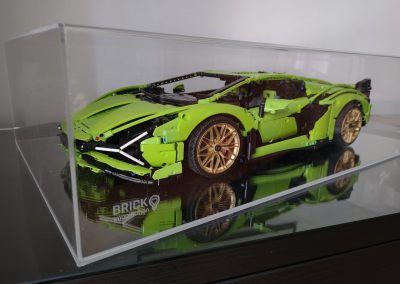 Teca per LEGO 42115 Lamborghini Sián FKP 37 Technic – L 66 x P 39 x H 16.5 cm