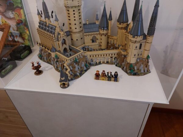 Teca per LEGO 71043 Castello Di Hogwarts - Harry Potter - L 78 x P 52 x H 62 cm