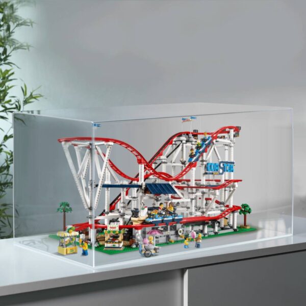 Teca per LEGO 10261 - Montagne Russe - L 95 x P 50 x H 55 cm