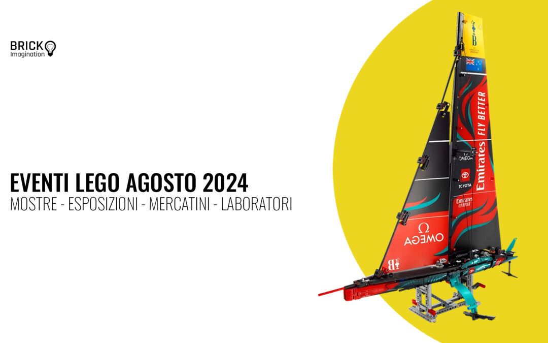 Calendario eventi Lego Agosto 2024