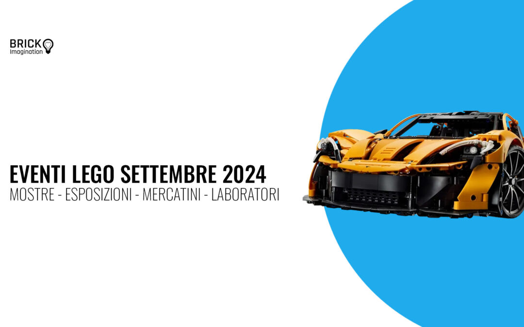 Calendario Eventi Lego Settembre 2024