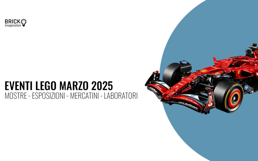 Calendario eventi Lego Marzo 2025