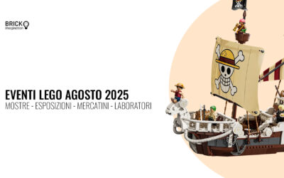 Calendario Eventi Lego Agosto 2025
