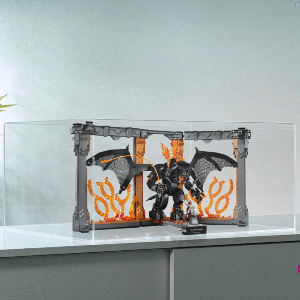 teca lego brickimagination 10367 – Il Signore degli Anelli Book Nook del Balrog
