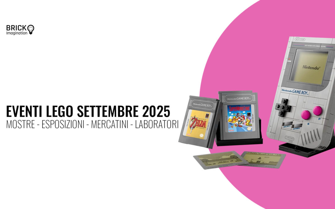 Calendario Eventi Lego Settembre 2025