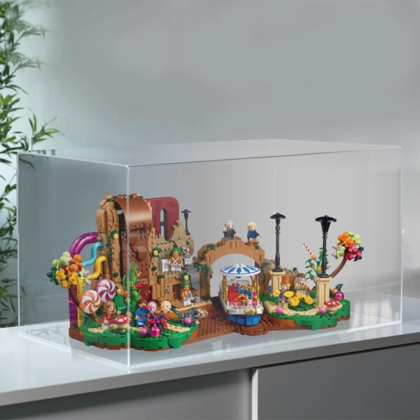 teca brickimagination 21360 lego Willy Wonka e la fabbrica di cioccolato