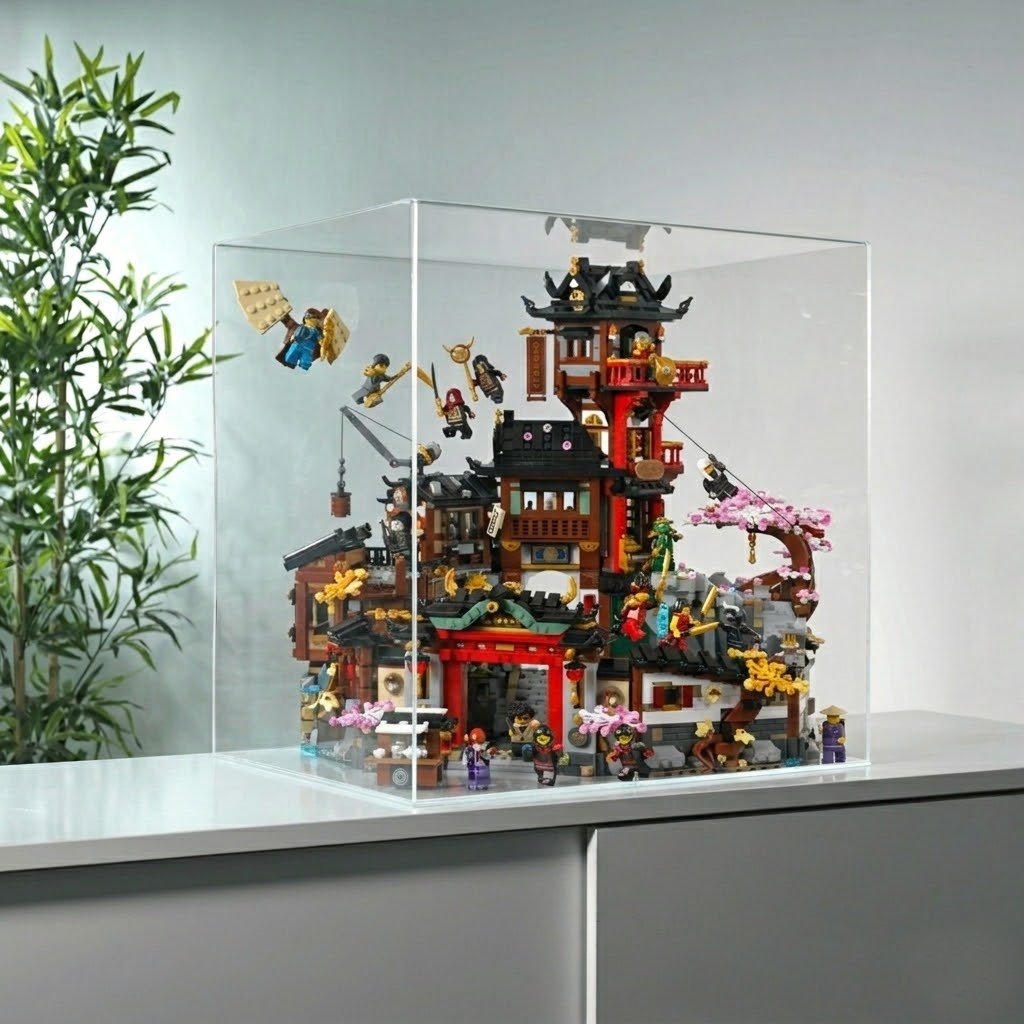 teca brickimagination lego 71861 La vecchia città 15 anniversario