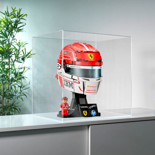 teca-lego-brickimagination-43014-Casco-di-Charles-Leclerc-Scuderia-Ferrari-HP
