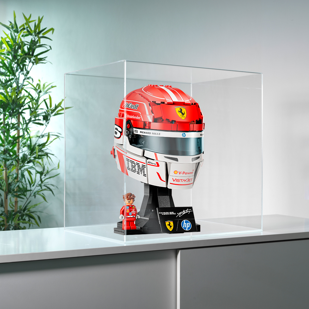 teca-lego-brickimagination-43014-Casco-di-Charles-Leclerc-Scuderia-Ferrari-HP
