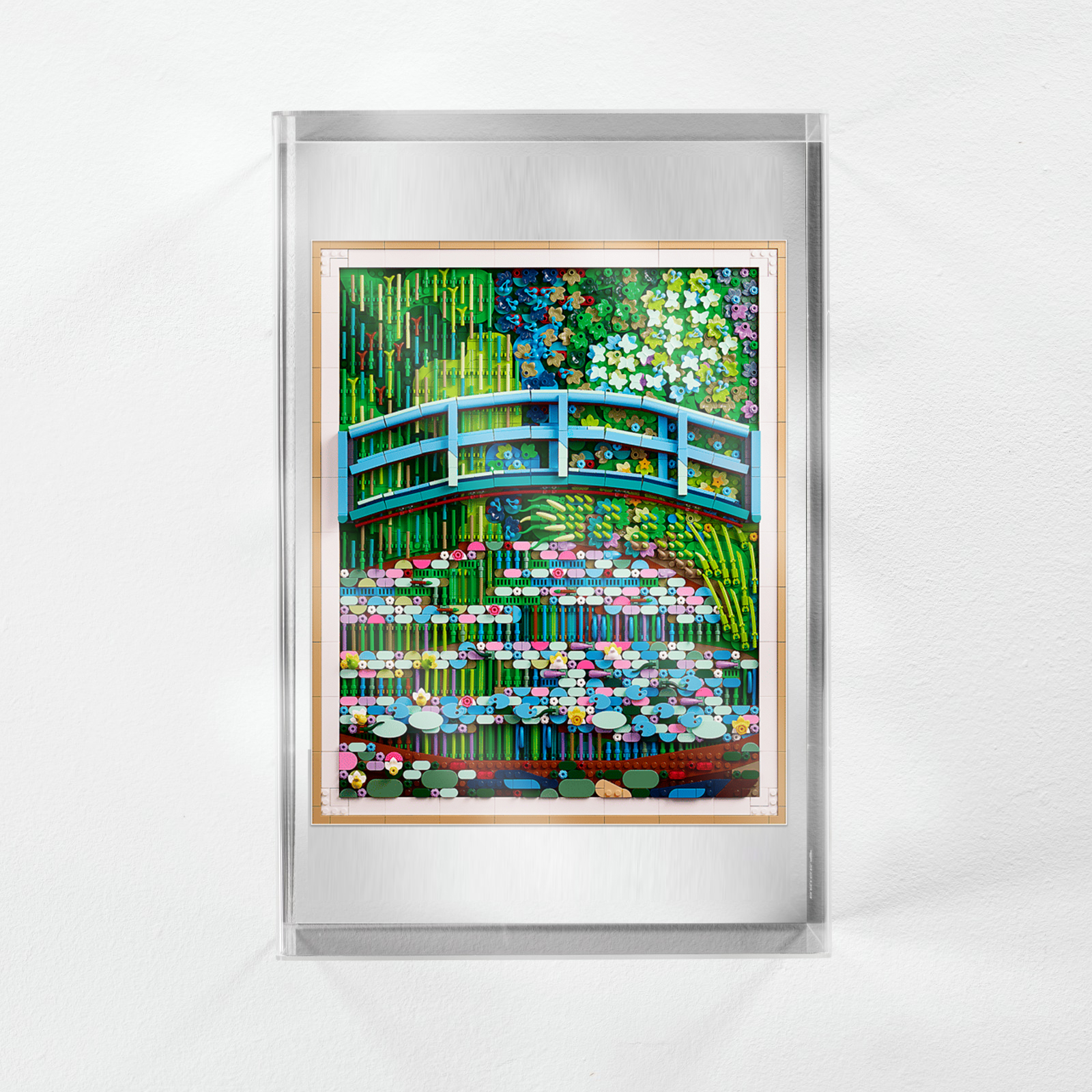 teca muro brickimagination 31220 Claude Monet - Lo stagno delle ninfee