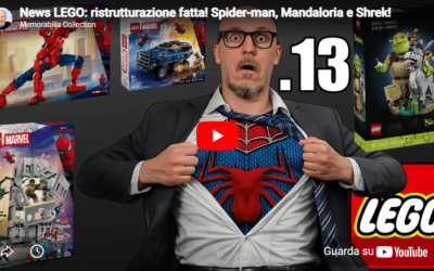 Lego news con Memorabilia Collection:  ristrutturazione fatta! Spider-man, Mandaloria e Shrek!
