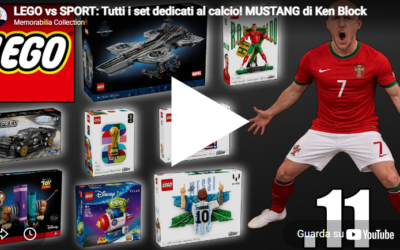 Lego news con Memorabilia Collection:  LEGO vs SPORT: Tutti i set dedicati al calcio! MUSTANG di Ken Block