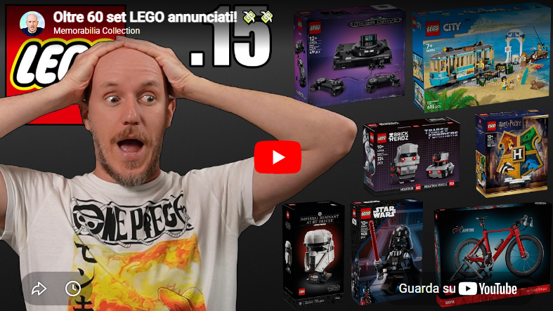 LEGO news con Memorabilia Collection: Oltre 60 set LEGO annunciati!