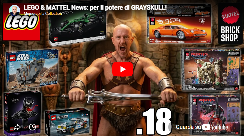 LEGO news: MATTEL… per il potere di GRAYSKULL!
