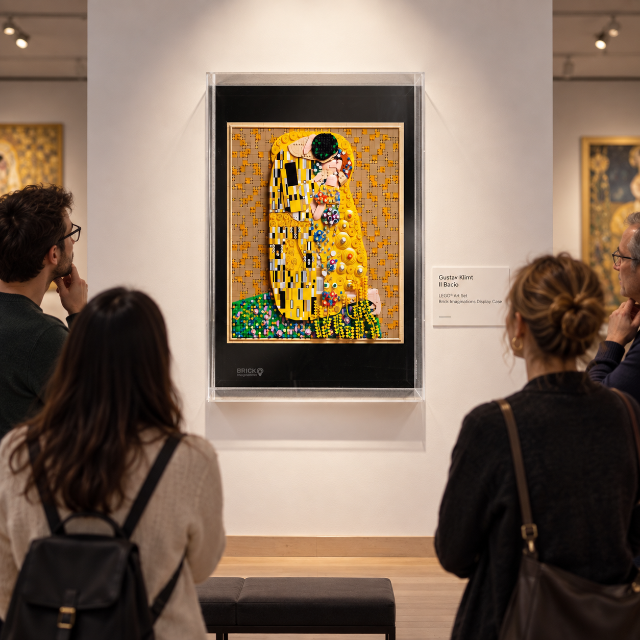 teca a muro brickimagination lego 31221 Gustav Klimt – Il bacio