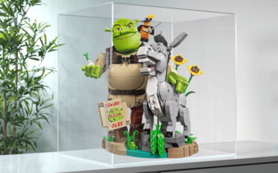 Teca per LEGO 72423 Shrek, Ciuchino e Gatto con gli Stivali